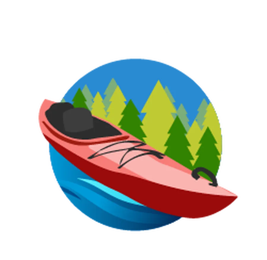 Arvydo baidarės logotipas