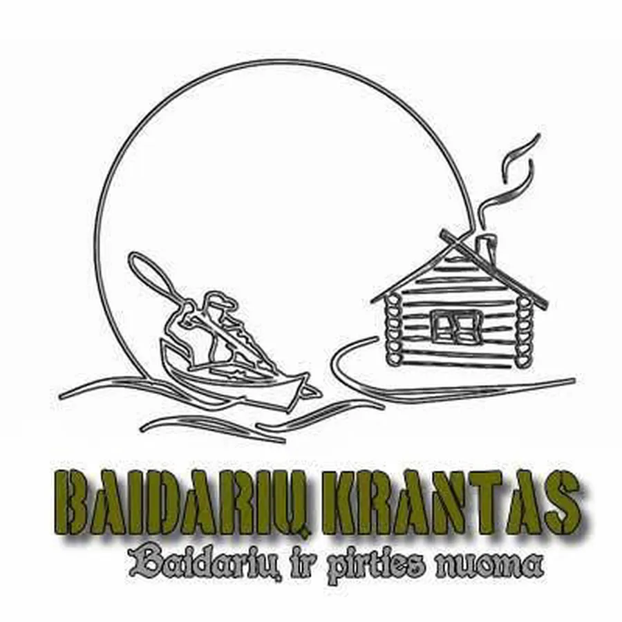 Baidarių krantas logotipas