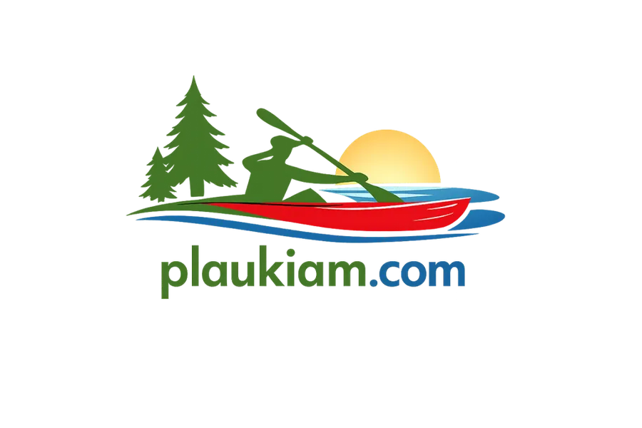 Plaukiam logotipas