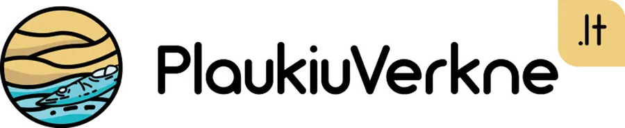 Plaukiu Verkne logotipas