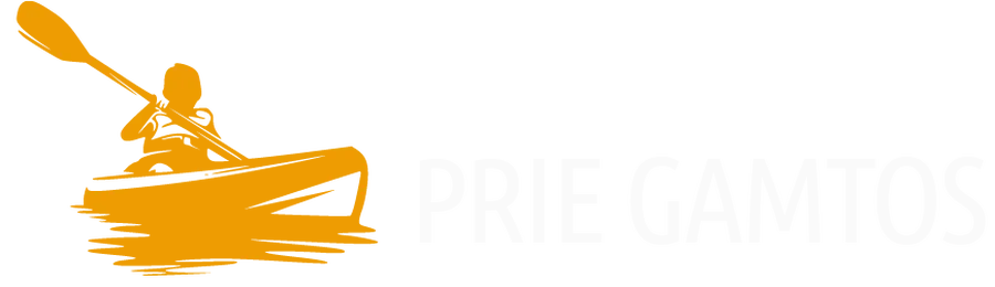 Prie gamtos logotipas