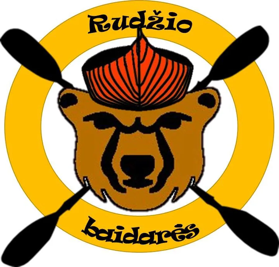 Rudžio baidarės logotipas