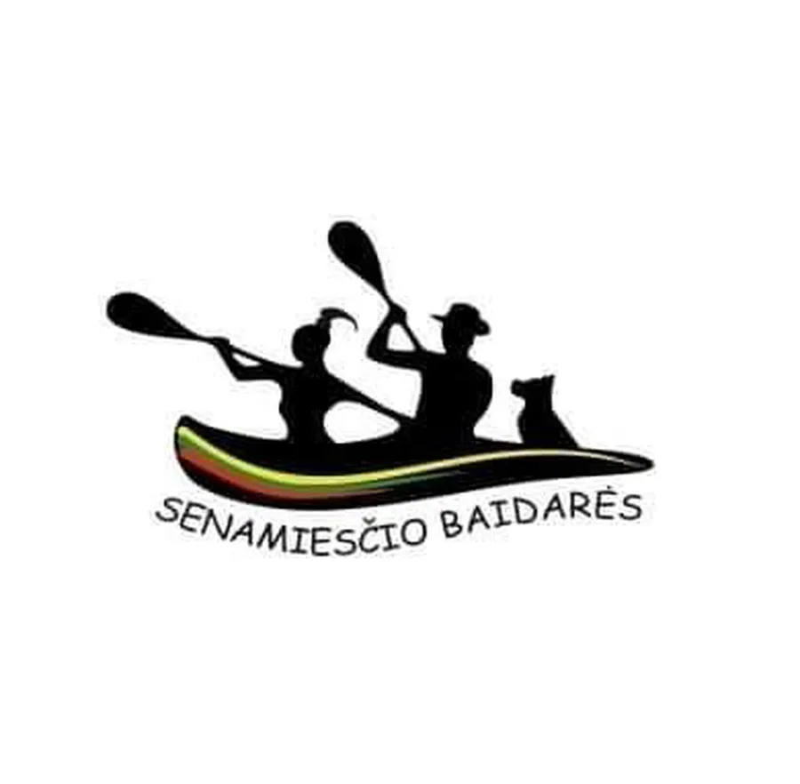 Senamiesčio baidarės logotipas