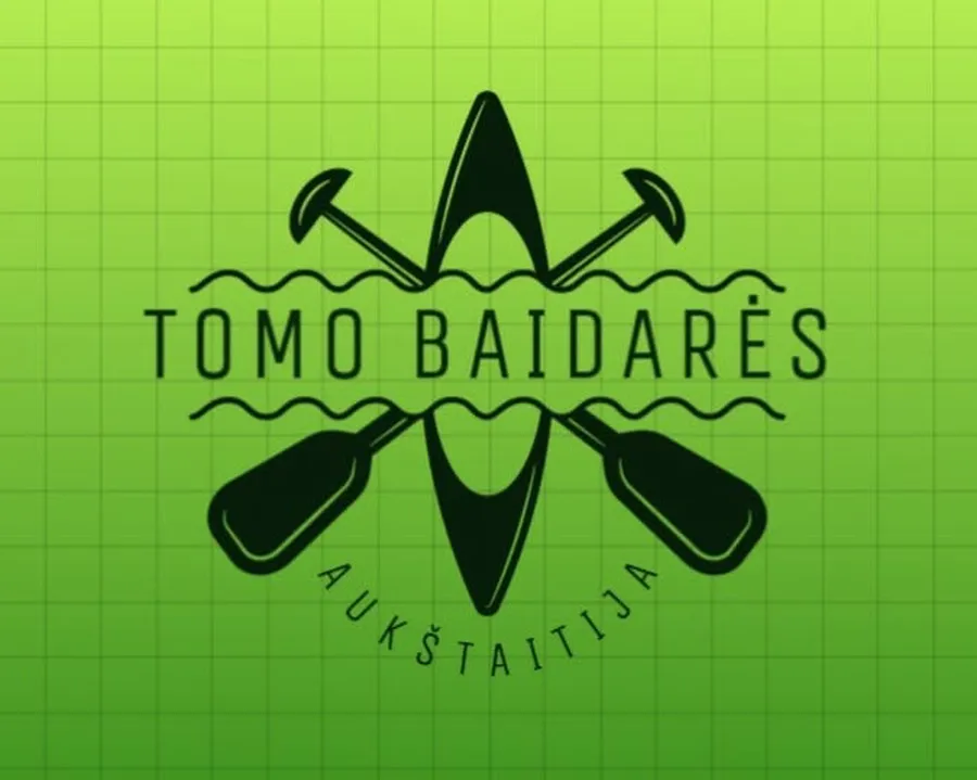 Tomo baidarės logotipas