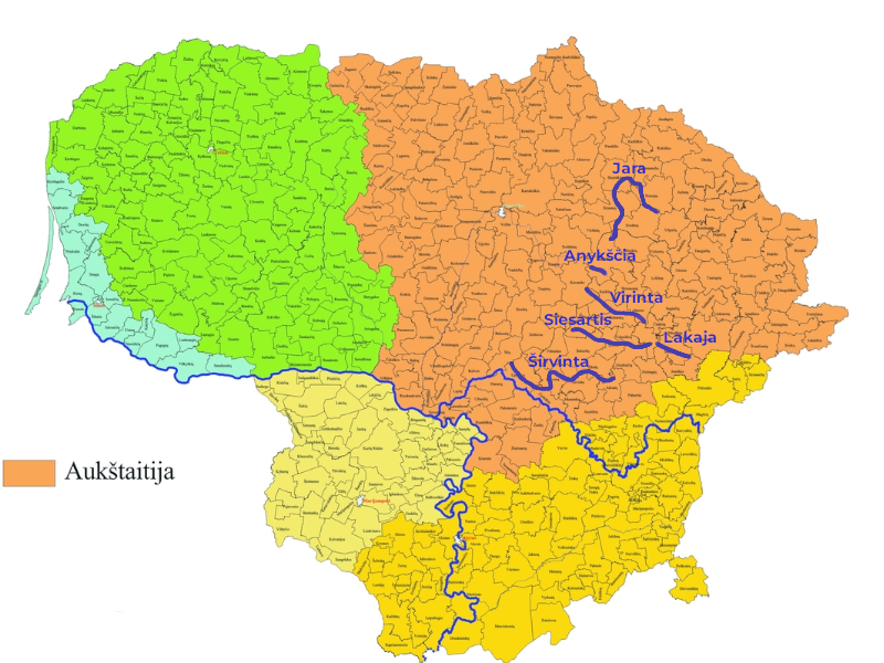 Pavasarinės aukštaitijos upės