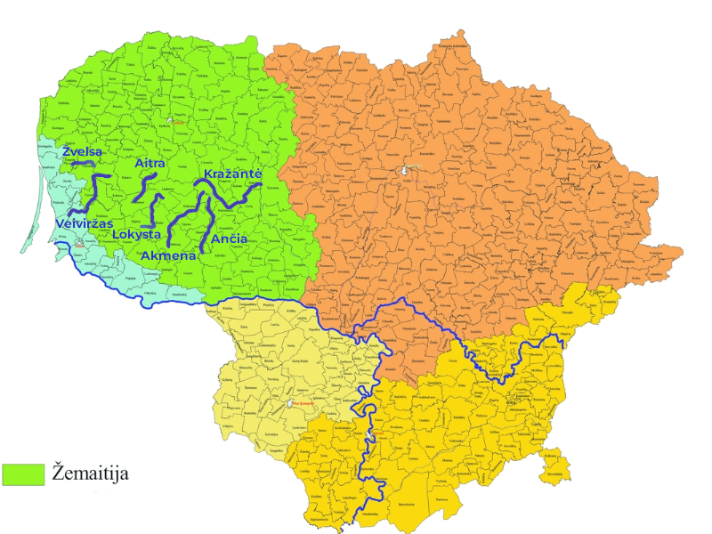 Pavasarinės žemaitijos upės