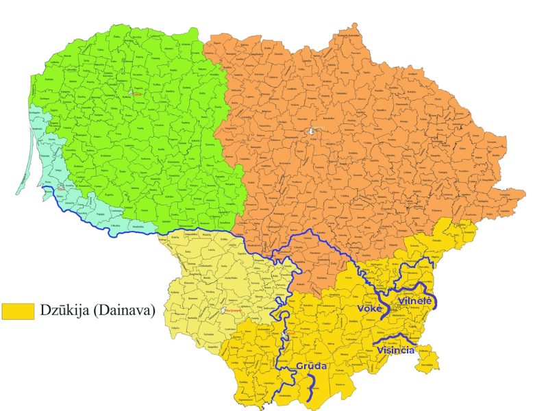 Pavasarinės dzūkijos upės